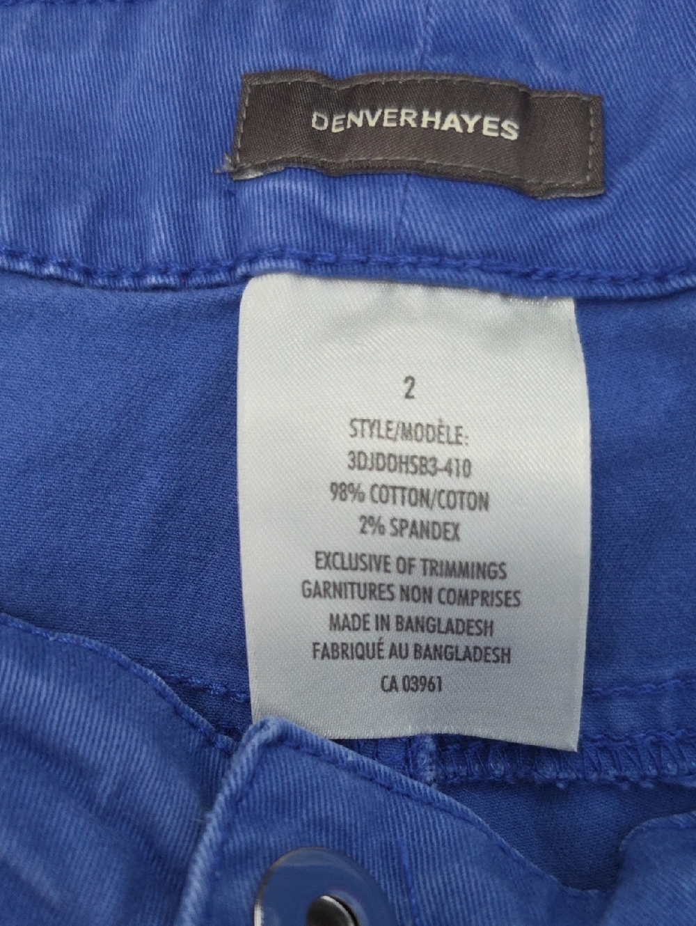 Denver Hayes Blue Pants